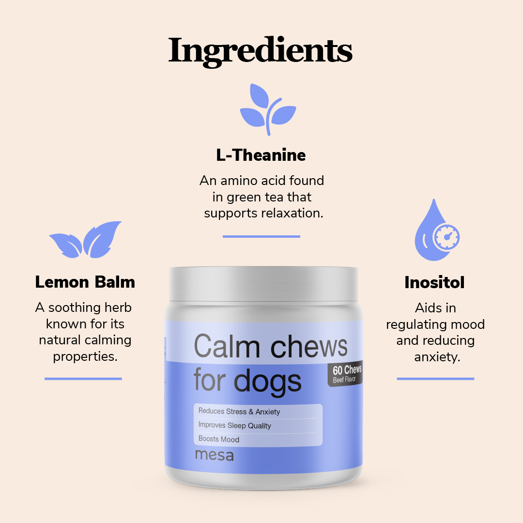 ingredients in calm chews